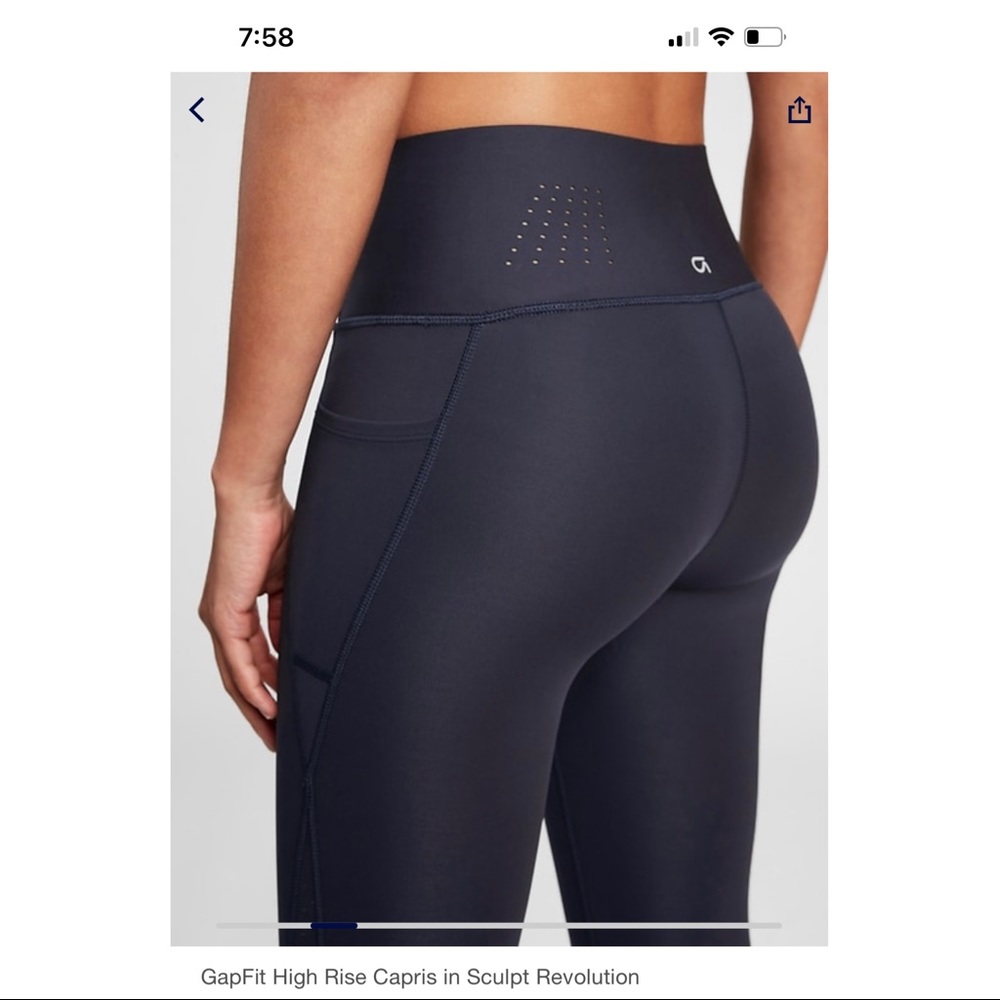 BRAND NEW GAP HIGH RISE CAPRIS IN SCULPT REVOLUTION